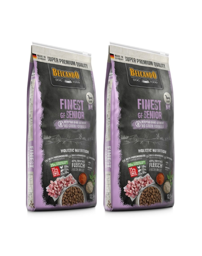 BELCANDO Finest Grain Free Senior XS-M hrana uscata caini senior de talie mica si medie, cu pasare 25 kg (2x12.5 kg)