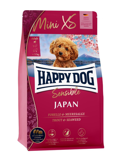 HAPPY DOG MiniXS Japan Hrana uscata pentru caini adulti de talie foarte mica 1,3 kg