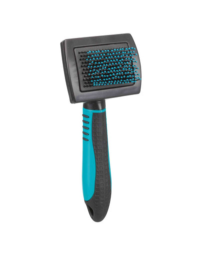TRIXIE Perie moale pentru blana caini si pisici, plastic, 7×16 cm