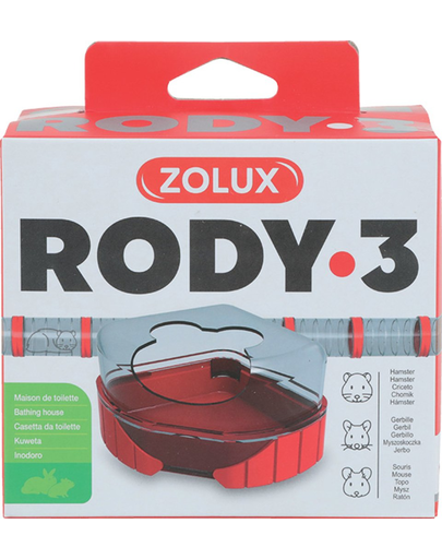 ZOLUX Toaletă RODY3 roșu