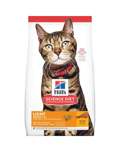 HILL\'S Science Plan Feline Adult Light Chicken pentru pisici sterilizate, cu pui 10 kg