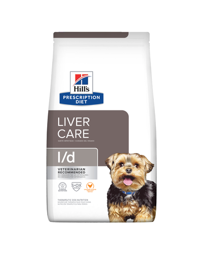 HILL\'S Prescription Diet Canine l/d 4 kg hrana pentru caini cu afectiuni ale ficatului