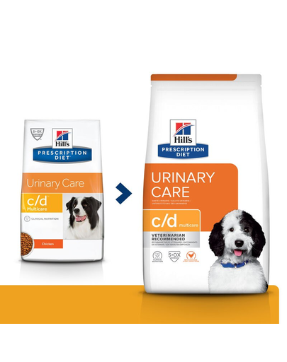 HILL'S Prescription Diet Canine c/d Multicare 1,5 kg hrana pentru caini cu afectiuni ale tractului urinar