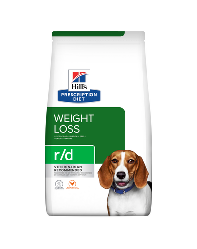 HILL\'S Prescription Diet r/d Canine Weight Reduction hrana uscata pentru caini supraponderali 10 kg