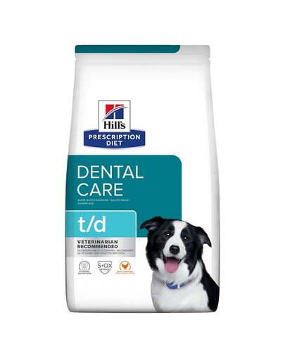 HILL\'S Prescription Diet Canine t/d 4 kg Hrana caini,pentru sustinerea sanatatii orale