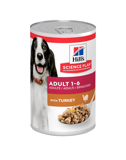 HILL\'S Science Plan Canine Adult Turkey 370 g Hrana umeda caini adulti, cu curcan