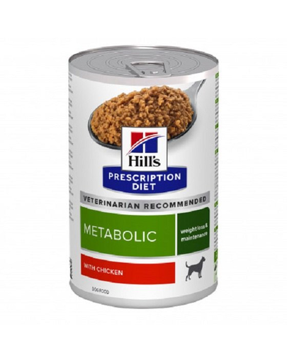 HILL\'S Prescription Diet Canine Metabolic 370g hrana umeda pentru caini supraponderali