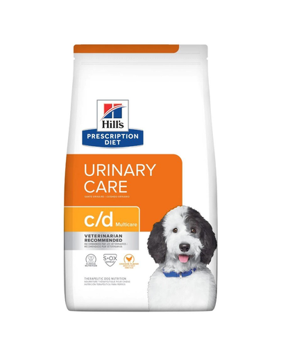 HILL\'S Prescription Diet C/D Urinary Care Multicare hrana dietetica pentru a sustine sanatatea tractului urinar 4 kg