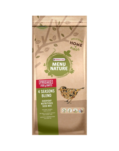 VERSELE-LAGA Menu Nature 4 Seasons Blend hrană pentru păsări în aer liber 4 kg + 400 g