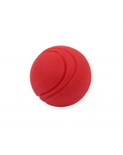 PET NOVA DOG LIFE STYLE Minge de tenis pentru caini, rosie, aroma de vita, 5 cm