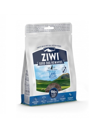 ZIWIPEAK Good Dog Rewards Pouches Recompense pentru caini, cu carne de miel 85 g