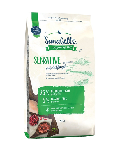SANABELLE Sensitive - cu pasăre 2 kg