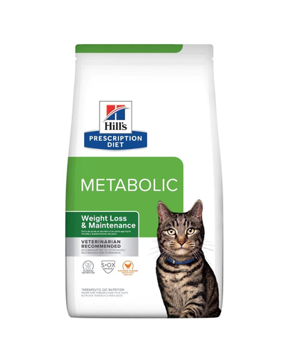 HILL\'S Prescription Diet Feline Metabolic hrana dietetica pentru pisici care favorizeaza mentinerea greutatii optime, cu pui 3 kg