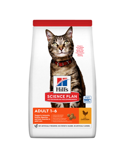 HILL\'S Science Plan Feline Adult Optimal Care Chicken 15 kg