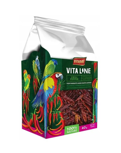 VITAPOL Ardei iute pentru papagali 40g