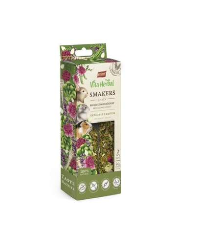 VITAPOL Smakers hrana complementara rozatoare, cu brocoli si trandafir 90 g
