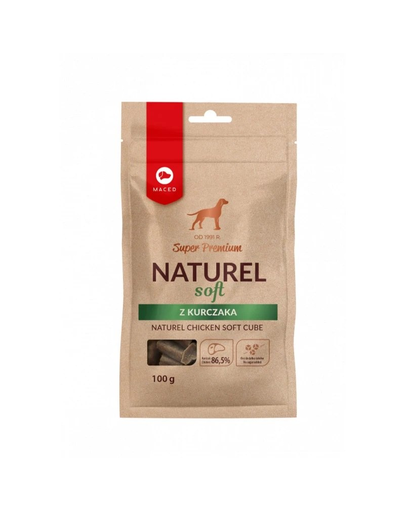 MACED Super Premium Naturel Soft recompense caini, cu pui 100g