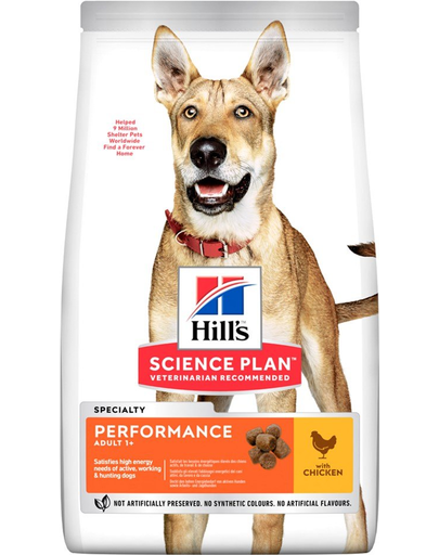 HILL\'S Canine Adult 1+ Performance pui 14 kg pentru câini activi