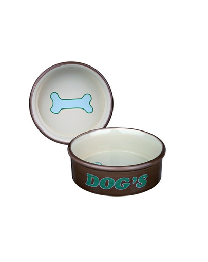 TRIXIE Set boluri „Eat on Feet" 2 x 0.3 l/. o 12 cm. maro/mentă