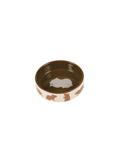 TRIXIE bol ceramic pentru hamster, cu model 80 ml