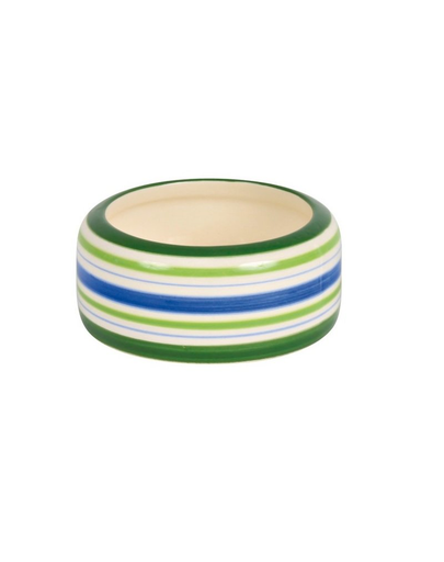 TRIXIE Bol Ceramic verde cu dungi pentru iepure 500 ml