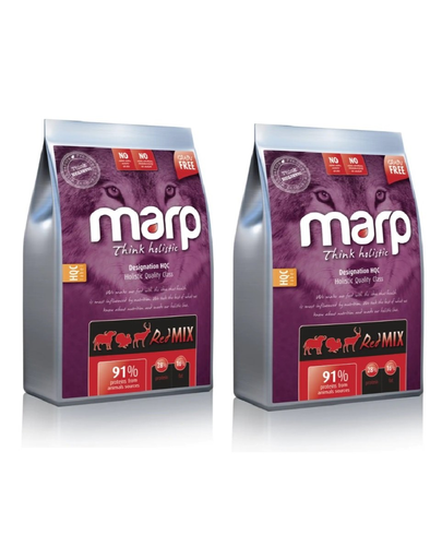 MARP Holistic Hrana uscata caini adulti, cu vita, curcan si vanat 2 x 12 kg