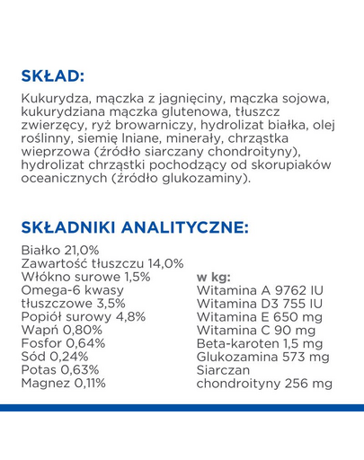 HILL'S Science Plan Adult Large hrană uscată pentru câini de talie mare, miel și orez 14 kg