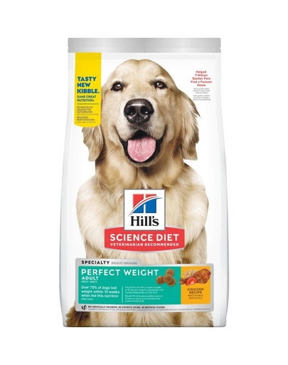 HILL\'S Science Plan Adult 1+ Perfect Weight Large 12 kg hrană câini talie mare, cu pui