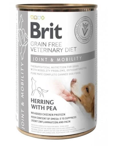 BRIT Veterinary Diet Dog Joint&Mobility hrana articulatii caini 400 g