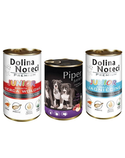 DOLINA NOTECI Junior hrana caini junior pachet 12x400g