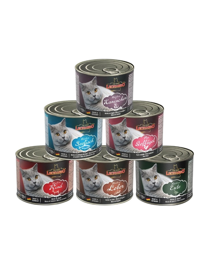 LEONARDO Quality Selection set hrana umeda pisica 12x200 g mix arome