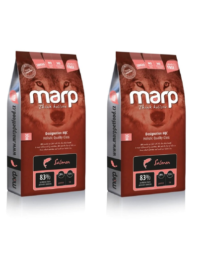MARP Holistic Hrana uscata pentru caini adulti, cu somon 2 x 12 kg