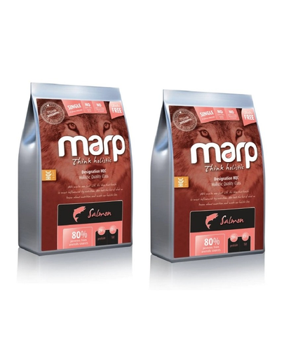 MARP Holistic Hrana uscata pentru caini adulti, cu somon 2 x 18 kg
