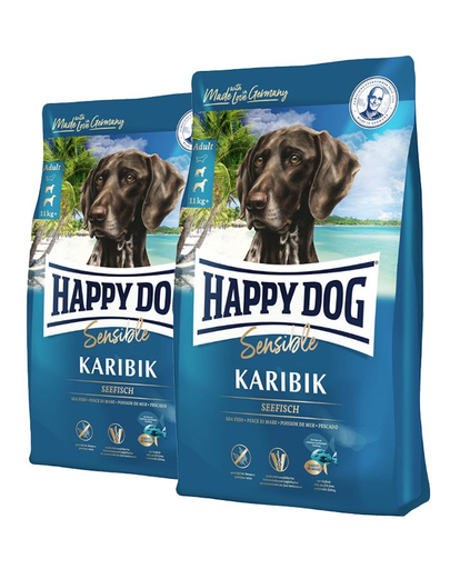HAPPY DOG Supreme Karibik 8 kg (2x4 kg) hrana caini cu alergii