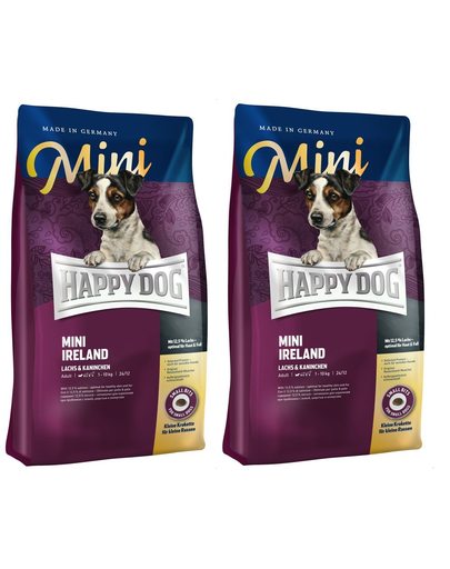 HAPPY DOG Mini Irland 16 kg (2x8 kg) pentru caini cu alergii, de talie mica