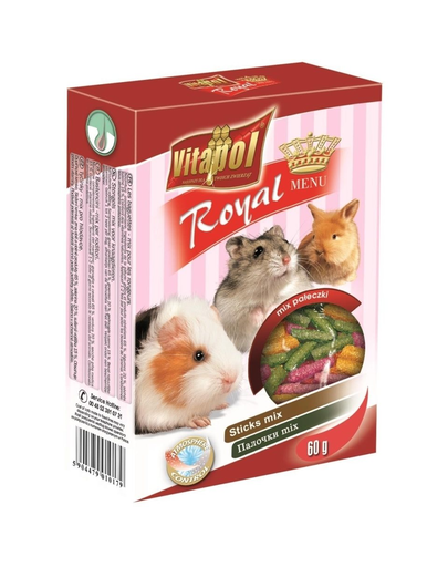 VITAPOL Recompense pentru rozatoare, grisine mix 60 g