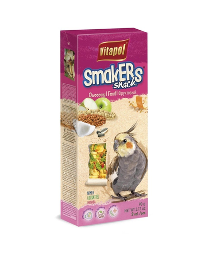 VITAPOL Smakers pentru nimfe, cu fructe 2 buc. 90 g