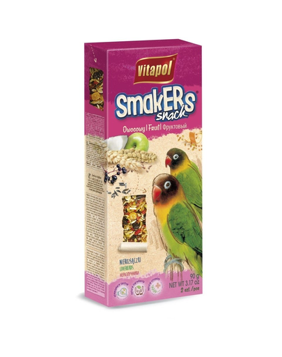 VITAPOL Smakers pentru lovebirds - fructe 90 g