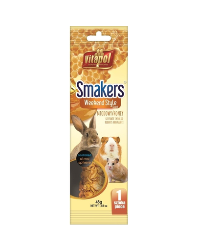 VITAPOL Weekend Style Smakers pentru rozătoare - miere 1 buc.