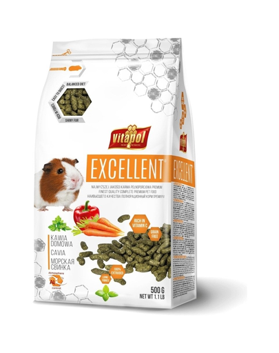 VITAPOL Excellent hrana completa pentru porcusori de Guineea 500 g