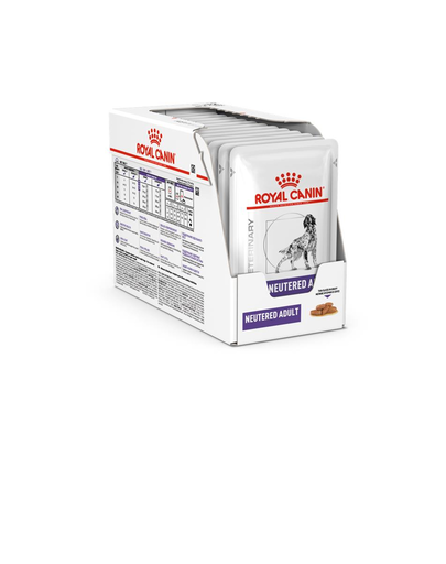 ROYAL CANIN VHN Neutered Adult Dog sos 24x100g hrana umeda caini aduti dupa sterilizare, cu tendinta de supraponderabilitate sau cu piele sensibila