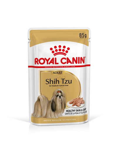 ROYAL CANIN Shih Tzu Adult Loaf  24 x 85 g bucăți în sos, pentru câini shih tzu adulți