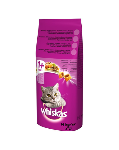 WHISKAS Adult 14kg cu vita si legume + hrana umeda 24x400g