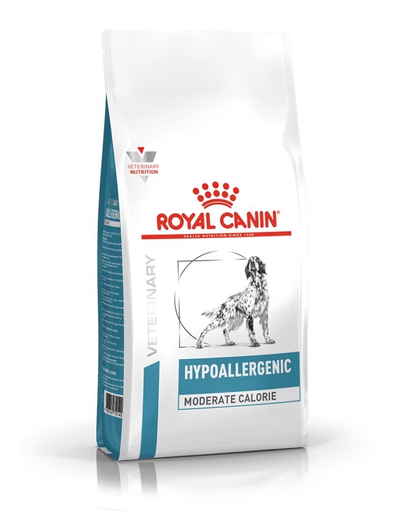 ROYAL CANIN Veterinary Dog Hypoallergenic Moderate Calorie 14 kg hrana dietetica pentru caini adulti