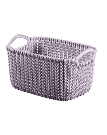 CURVER Cos depozitare Knit L, roz 19 L
