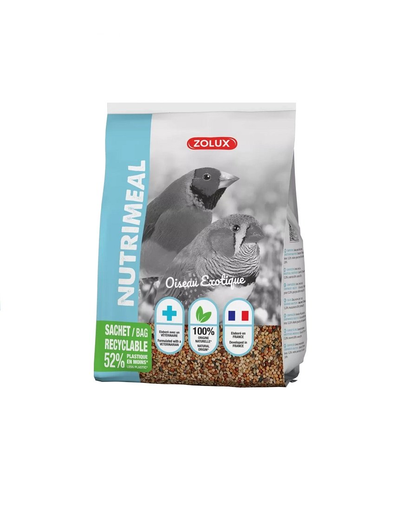 ZOLUX  NUTRIMEAL Mix hrana pentru pasari exotice 800g