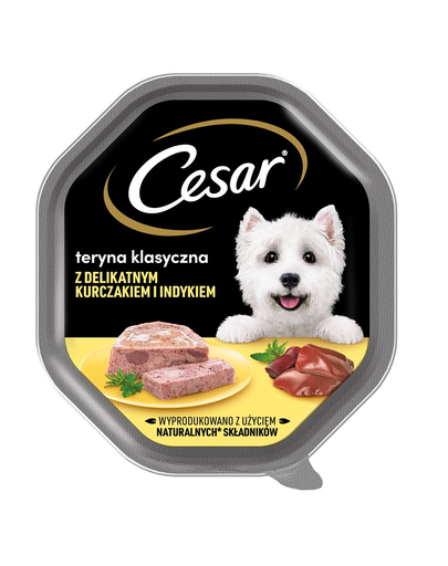CESAR conserva hrana caine 150 g cu pui si curcan fraged