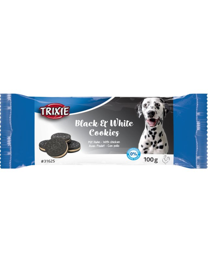 TRIXIE Black&White Cookies biscuiti cu pui pentru caini 100 g