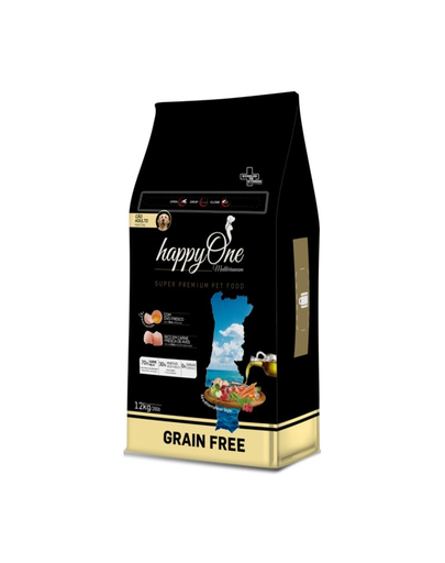 HAPPYONE Grain-Free Mediterraneum Adult hrana caini adulti Super Premium 12 kg