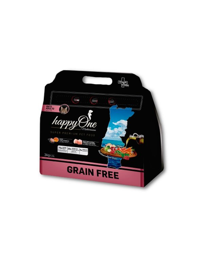 HAPPYONE Grain-Free Mediterraneum Cat 3 kg hrana pisica adulta